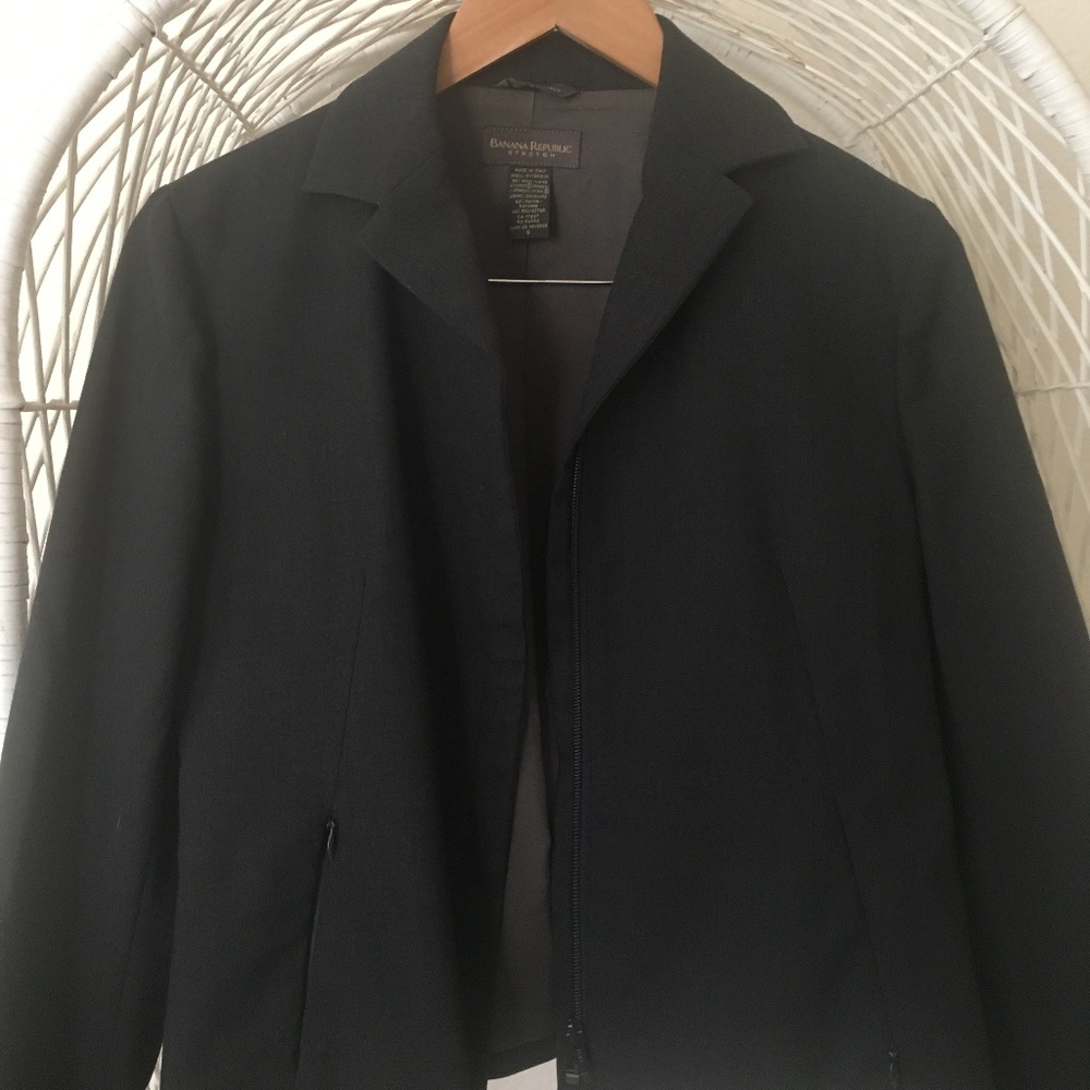 Blazer with zipper